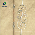 Forged decoration parts wrought iron ornaments stair railing balusters